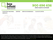 Tablet Screenshot of boxinfiniti.com